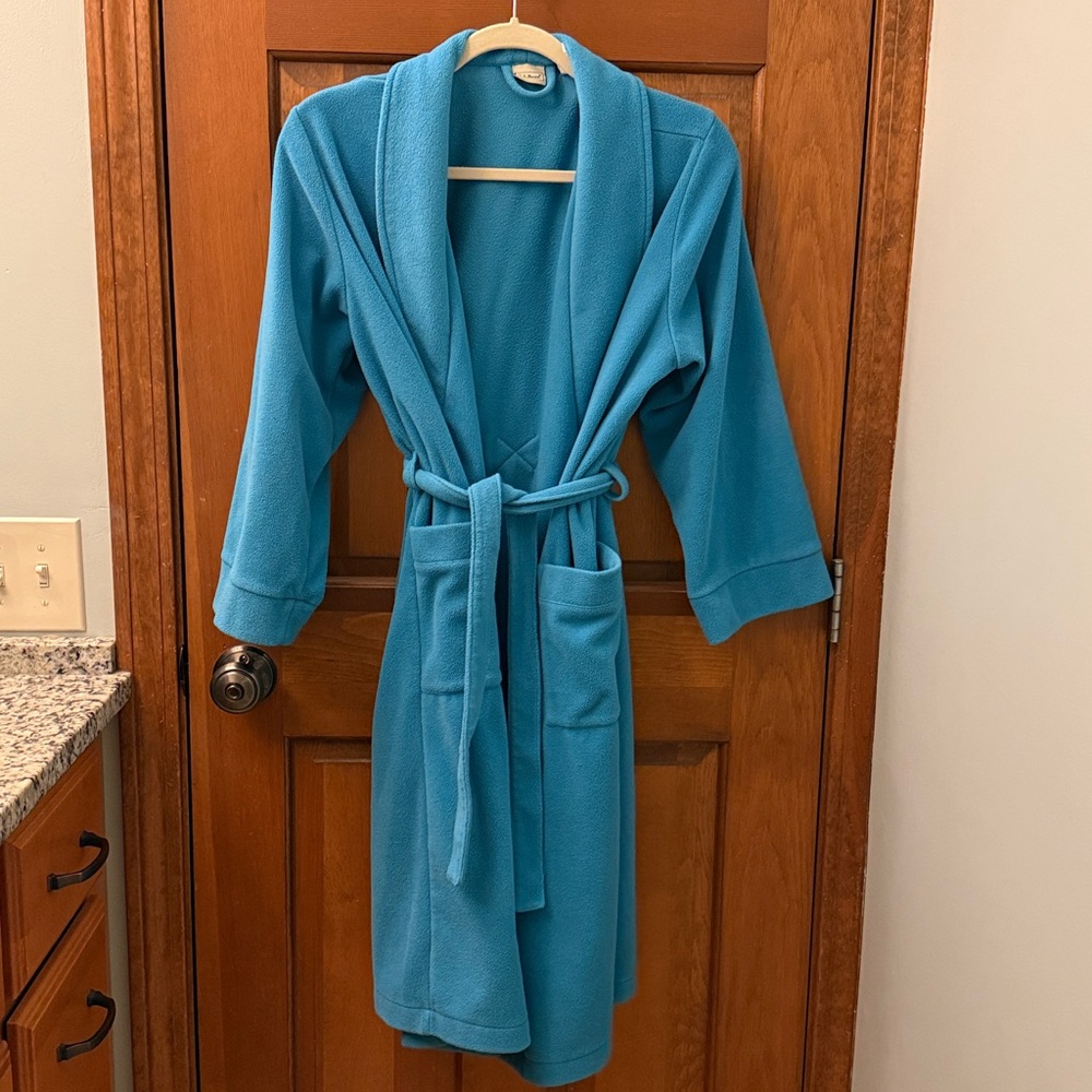 LL Bean Kids Fleece Bathrobe